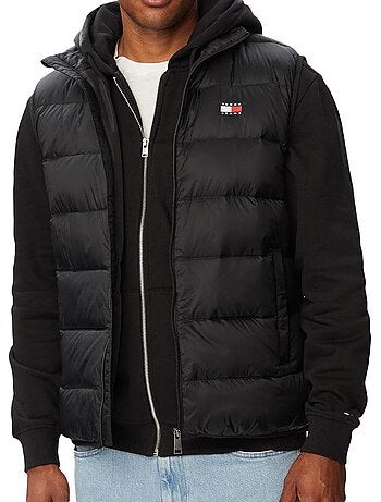 Tommy hilfiger packable mouwloze bodywarmer voor heren - marineblauw