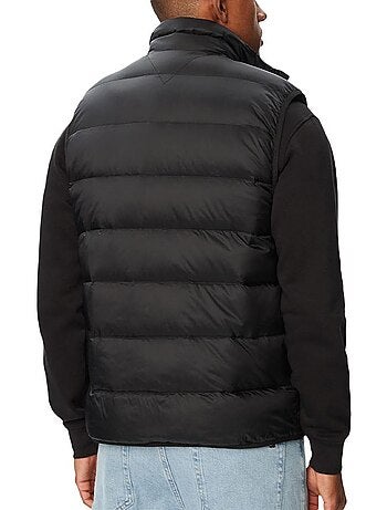 Tommy hilfiger packable mouwloze bodywarmer voor heren - marineblauw