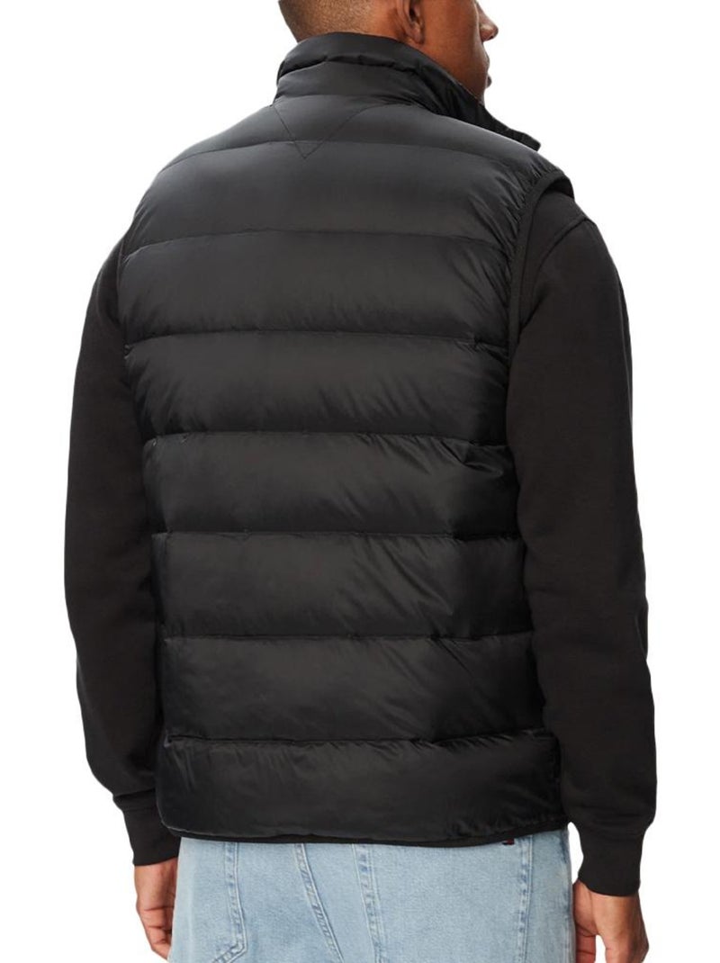 Tommy hilfiger packable zwarte mouwloze bodywarmer voor heren Zwart - Kiabi