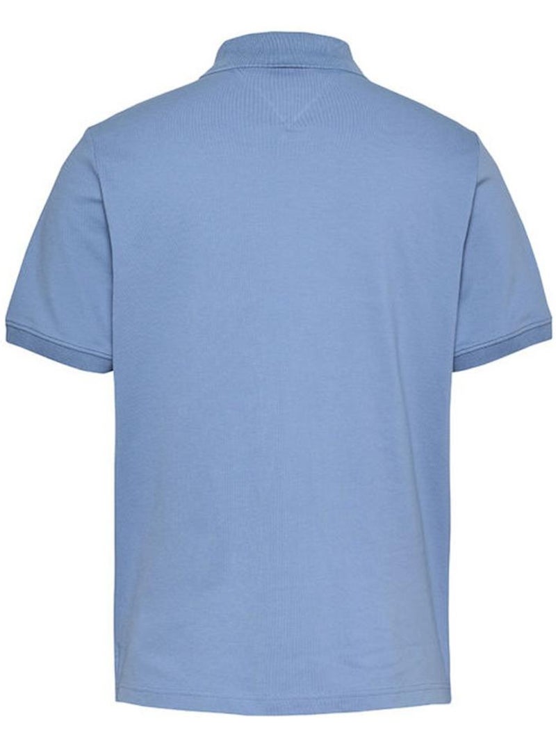 Tommy Hilfiger Polo Heren - Blauw Linear Fit Blauw - Kiabi