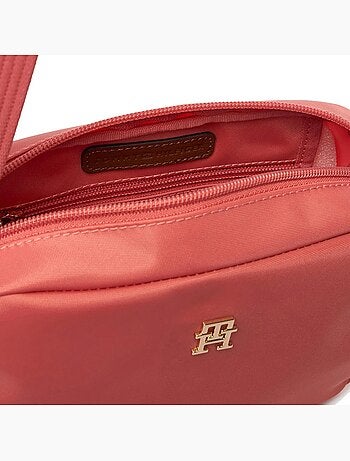 Tommy hilfiger popette camera crossbody tas groen dames