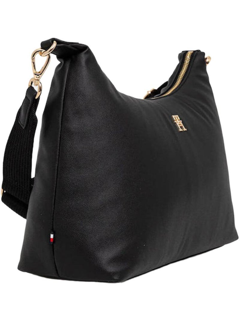 Tommy Hilfiger Popette Soft Schoudertas Zwart voor Dames Zwart - Kiabi