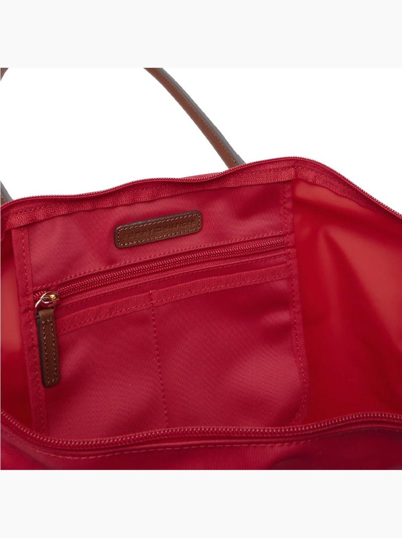 Tommy hilfiger popette tote dames handtas rood Rood - Kiabi