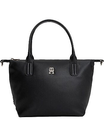 Tommy hilfiger popette zwarte dames handtas aw0aw17708