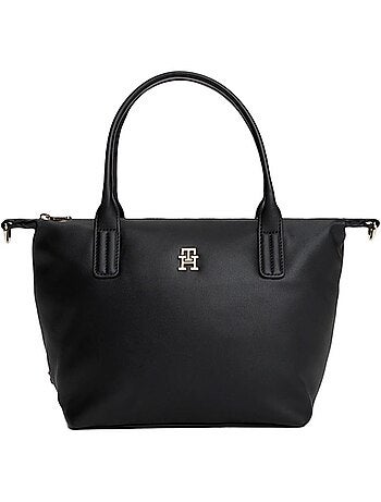 Tommy hilfiger popette zwarte dames handtas aw0aw17708