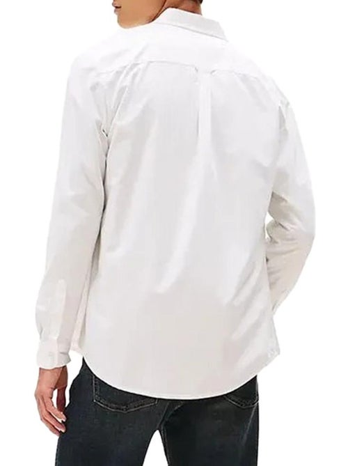 Tommy Hilfiger Poplin Overhemd Beige voor Heren - Kiabi Tommy Hilfiger Poplin Overhemd Beige voor Heren - Kiabi
