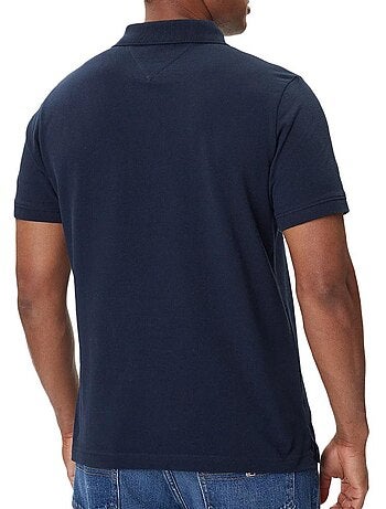 Tommy hilfiger regular fit polo marine voor heren
