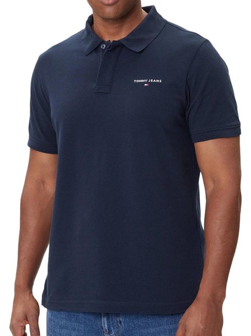 Tommy Hilfiger Regular Fit Polo Marine voor Heren - Kiabi Tommy Hilfiger Regular Fit Polo Marine voor Heren - Kiabi