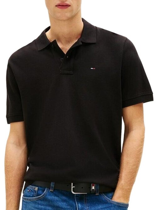 Tommy Hilfiger Regular Fit Polo Zwart voor Heren - Kiabi Tommy Hilfiger Regular Fit Polo Zwart voor Heren - Kiabi