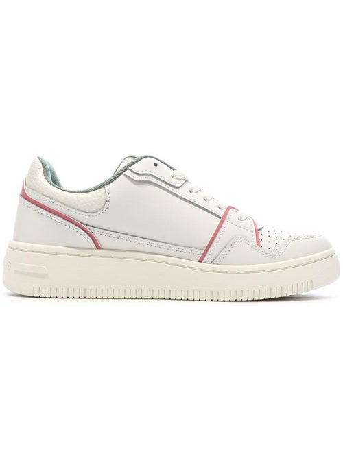 Tommy Hilfiger Retro Dames Sneakers Wit/Roze - Kiabi Tommy Hilfiger Retro Dames Sneakers Wit/Roze - Kiabi