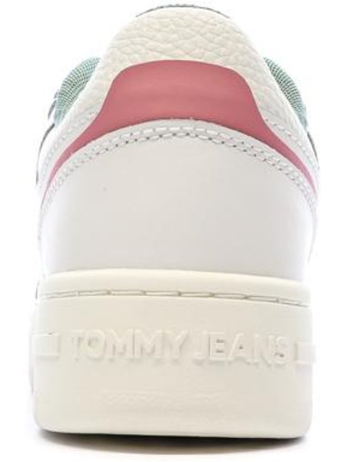 Tommy Hilfiger Retro Dames Sneakers Wit/Roze - Kiabi Tommy Hilfiger Retro Dames Sneakers Wit/Roze - Kiabi