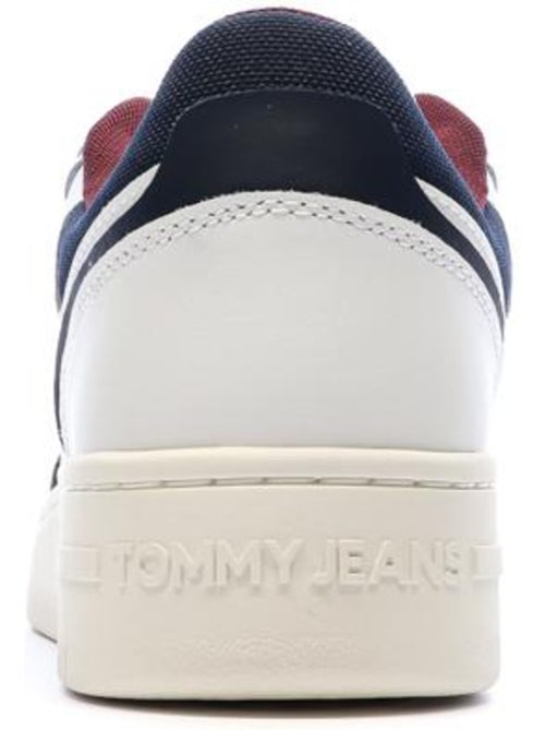 Tommy hilfiger retro witte heren sneakers em0em01612 - Kiabi