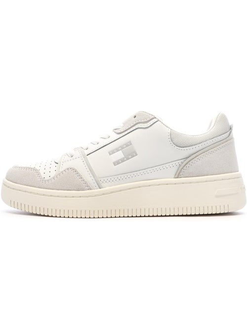 Tommy Hilfiger Retro Witte/Beige Dames Sneakers - Kiabi Tommy Hilfiger Retro Witte/Beige Dames Sneakers - Kiabi