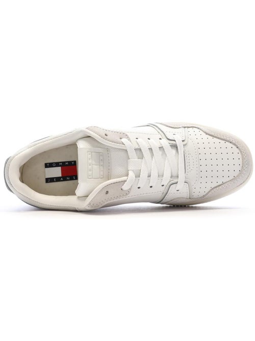Tommy Hilfiger Retro Witte/Beige Dames Sneakers - Kiabi Tommy Hilfiger Retro Witte/Beige Dames Sneakers - Kiabi