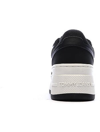 Tommy hilfiger retro zwarte dames sneakers
