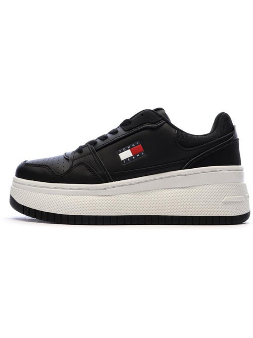 Tommy Hilfiger Retro Zwarte Dames Sneakers - Kiabi Tommy Hilfiger Retro Zwarte Dames Sneakers - Kiabi