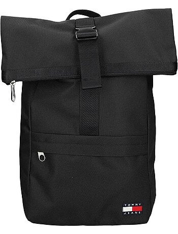 Tommy hilfiger rollto zwarte rugzak voor heren