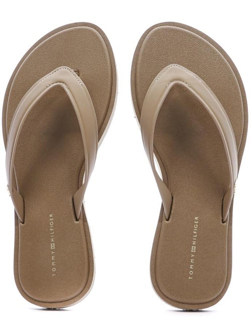 Tommy hilfiger scandi premium beige dames slippers - Kiabi Tommy hilfiger scandi premium beige dames slippers - Kiabi