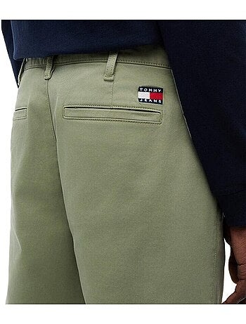 Tommy Hilfiger Scanton Heren Pantalon - Groen & Soepelvallend