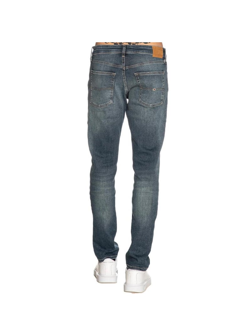 Tommy Hilfiger Scanton Slim Fit Jeans Donkerblauw voor Heren Blauw - Kiabi