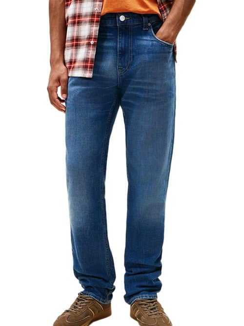 Tommy Hilfiger Scanton Slim Fit Jeans voor Heren - Blauw - Kiabi Tommy Hilfiger Scanton Slim Fit Jeans voor Heren - Blauw - Kiabi