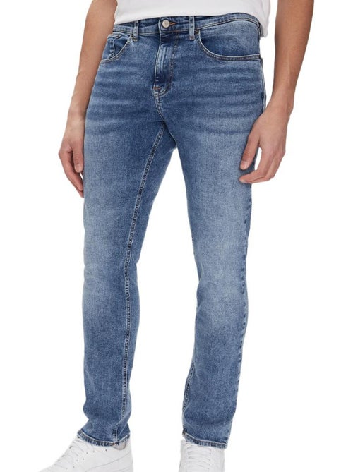 Tommy Hilfiger Scanton Slim Fit Jeans voor Heren - Blauw DM0DM21378 - Kiabi Tommy Hilfiger Scanton Slim Fit Jeans voor Heren - Blauw DM0DM21378 - Kiabi