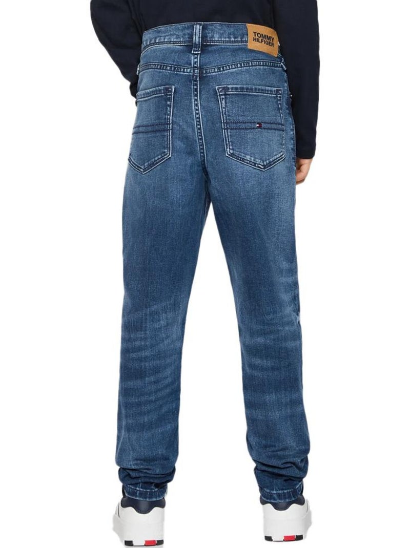 Tommy Hilfiger Scanton Slim Fit Jeans voor Jongens - Blauw (KB0KB09181) Blauw - Kiabi
