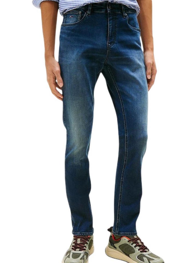 Tommy Hilfiger Scanton Straight Fit Jeans voor Heren - Blauw Blauw - Kiabi