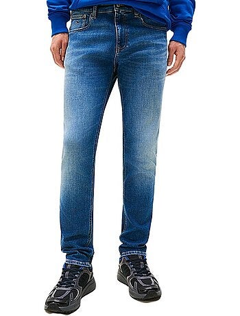 Tommy hilfiger scantone slim fit jeans voor heren - blauw