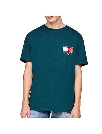 Tommy hilfiger signature t-shirt voor heren - blauw