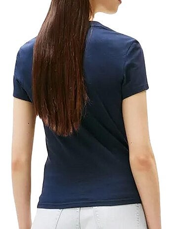 Tommy hilfiger slim fit dames t-shirt wit dw0dw21164