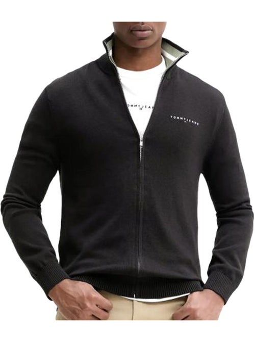 Tommy Hilfiger Slim Fit Heren Gilet Zwart - Kiabi Tommy Hilfiger Slim Fit Heren Gilet Zwart - Kiabi