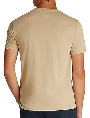 Tommy hilfiger tjm x slim jaspe t-shirt voor heren - elektrisch blauw