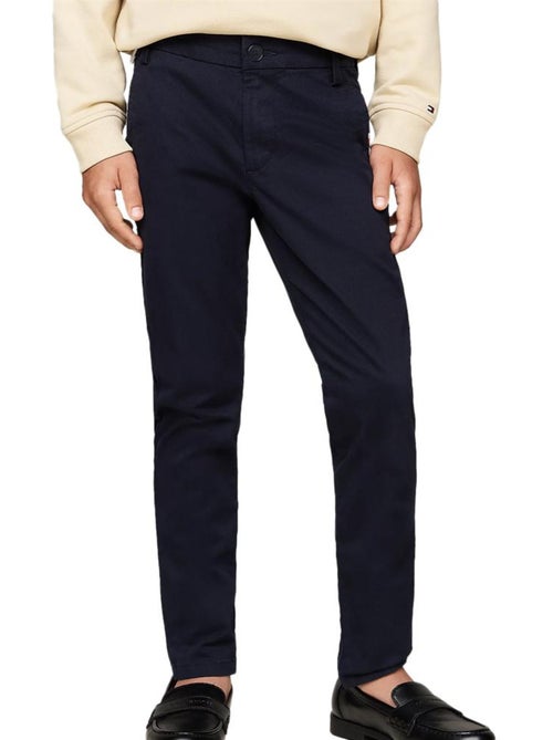 Tommy Hilfiger Slim Fit Jongenspantalon Marineblauw - Kiabi Tommy Hilfiger Slim Fit Jongenspantalon Marineblauw - Kiabi