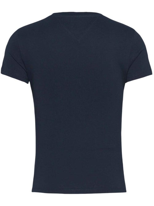 Tommy Hilfiger Slim Fit T-shirt voor Dames - Marineblauw - Kiabi Tommy Hilfiger Slim Fit T-shirt voor Dames - Marineblauw - Kiabi