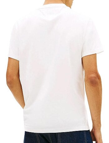 Tommy hilfiger slim fit t-shirt voor heren - beige