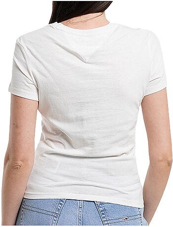 Tommy hilfiger slim fit wit dames t-shirt