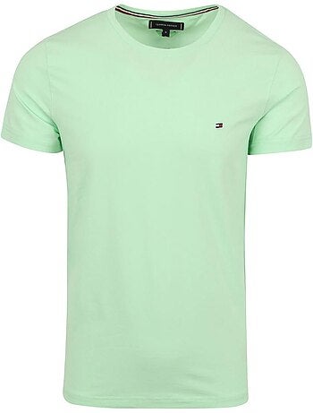 Tommy Hilfiger Slim Stretch T-shirt Groen voor Heren