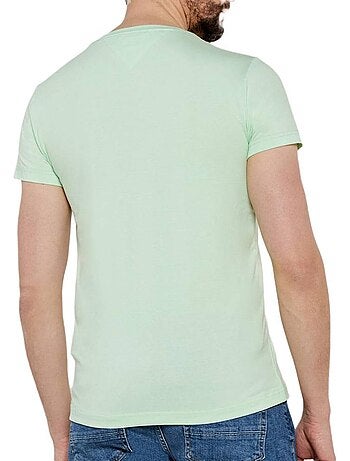 Tommy Hilfiger Slim Stretch T-shirt Groen voor Heren