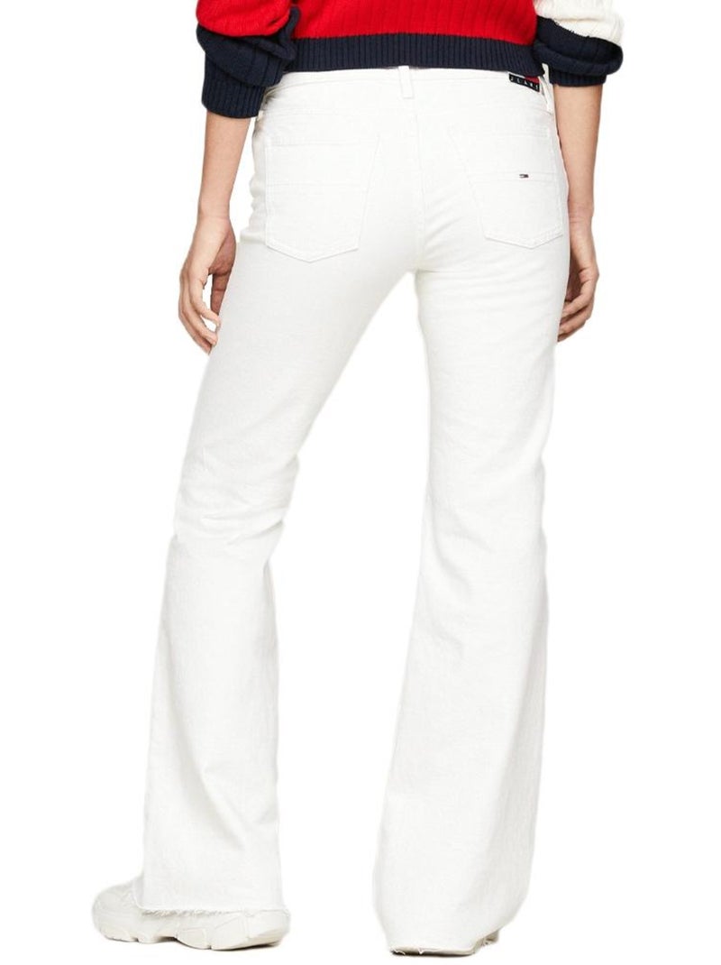 Tommy Hilfiger Sophie Dames Regular Fit Jeans Wit Wit - Kiabi