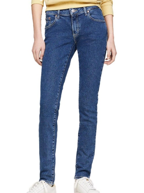 Tommy Hilfiger SophieDM Dames Skinny Jeans Blauw - Kiabi Tommy Hilfiger SophieDM Dames Skinny Jeans Blauw - Kiabi