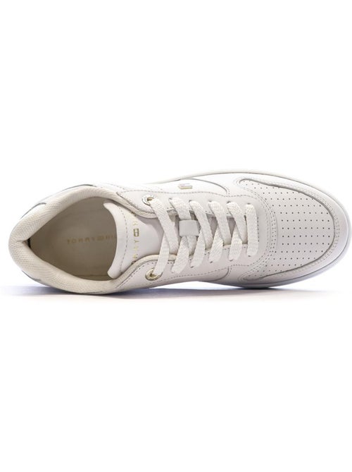 Tommy Hilfiger Sporty Witte Dames Sneakers - Kiabi Tommy Hilfiger Sporty Witte Dames Sneakers - Kiabi