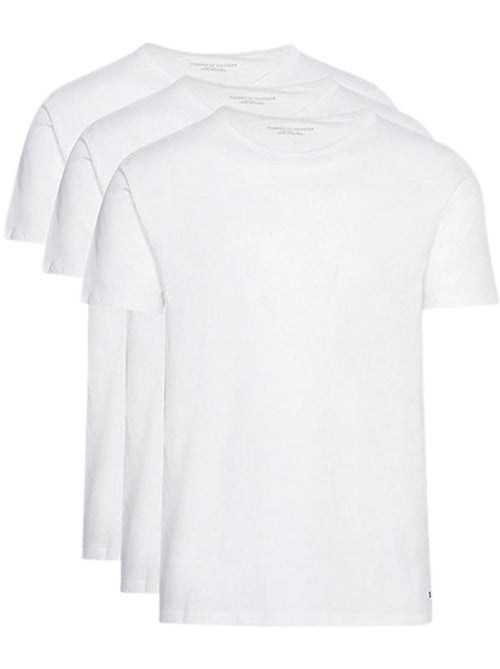 Tommy Hilfiger Stretch T-Shirts Wit voor Heren - 3-Pack - Kiabi Tommy Hilfiger Stretch T-Shirts Wit voor Heren - 3-Pack - Kiabi