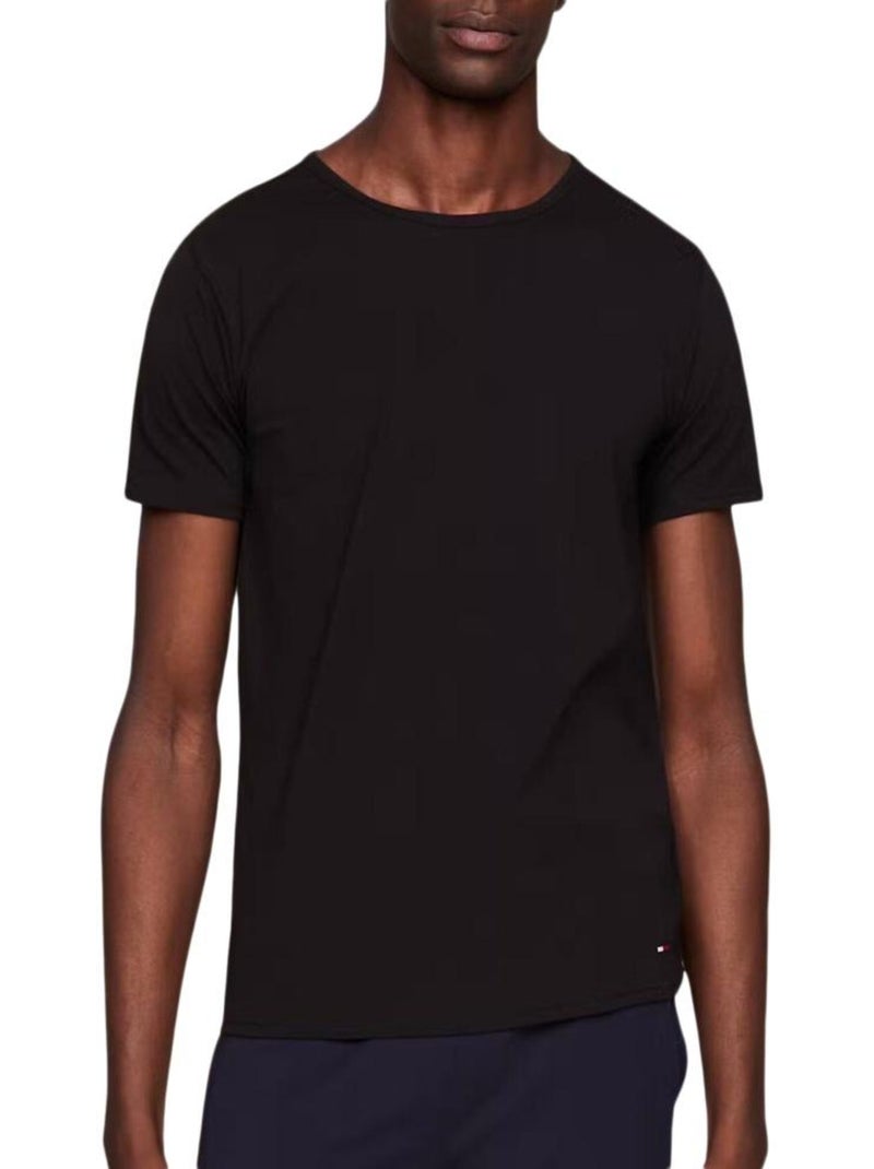 Tommy Hilfiger Stretch T-Shirts Zwart voor Heren - 3-Pack Zwart - Kiabi