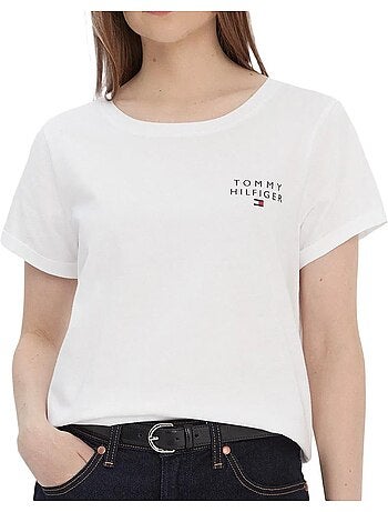 Tommy hilfiger t-shirt dames wit korte mouw
