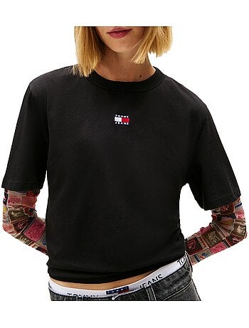 Tommy hilfiger t-shirt dames zwart tjw bxy badge