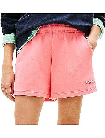 Tommy hilfiger t-shirt met korte mouwen voor dames - script logo