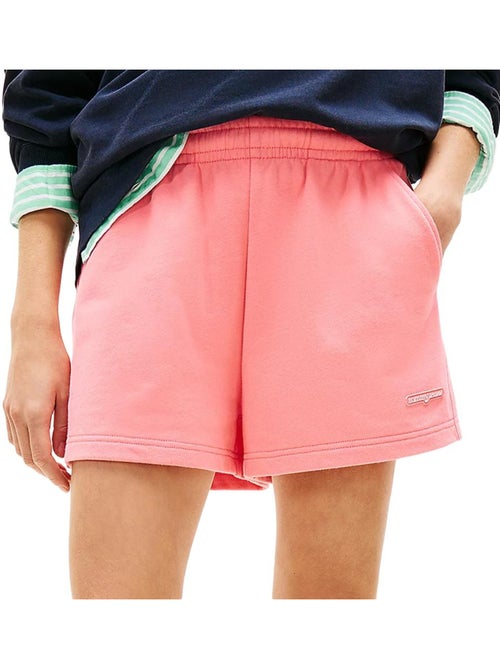 Tommy hilfiger t-shirt met korte mouwen voor dames - script logo - Kiabi