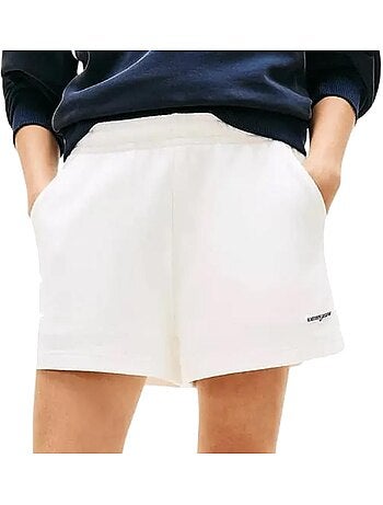Tommy hilfiger t-shirt met korte mouwen voor dames - script logo