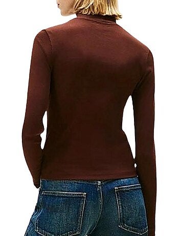 Tommy hilfiger t-shirt dames zwart tjw essential mock